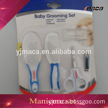 Wholesale special blue plastic nail clipper baby nail clipper grooming set